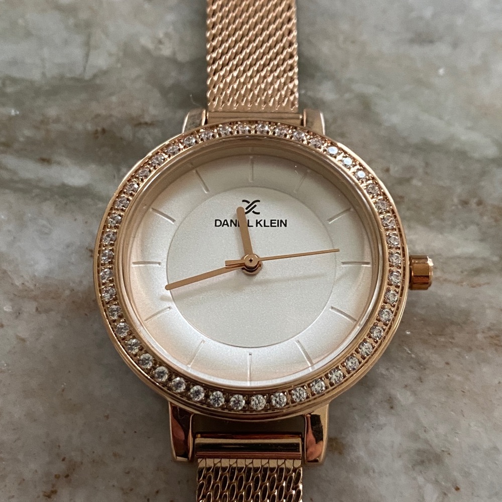 Daniel Klein Women’s Watch - Rose Gold/White 30mm